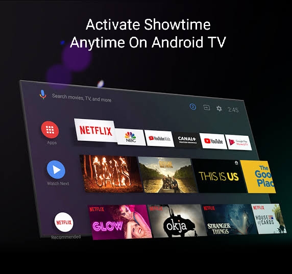 showtime anytime login and password