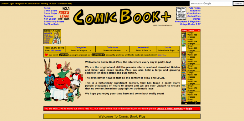 place to read comics online