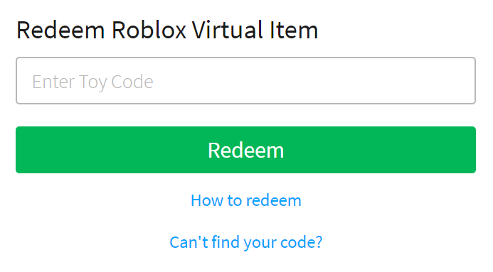 roblox toy codes redeem