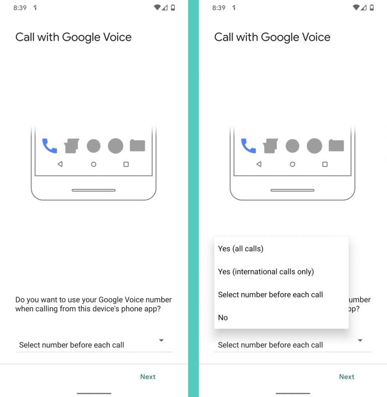 google voice send sms via email