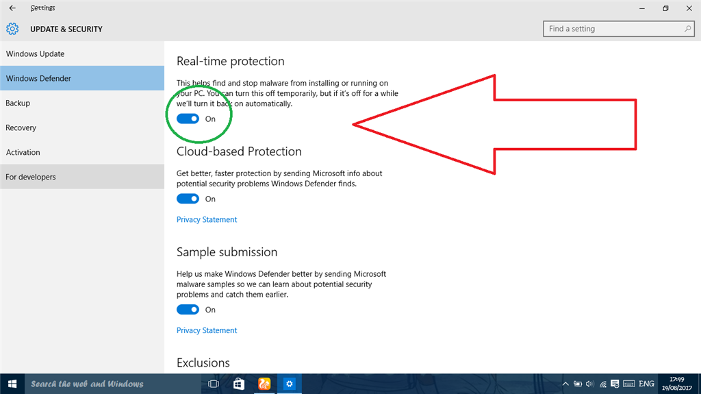 Best send. Real time Protection. Microsoft Malware Protection что это. "Real-time Protection" (virus & threat Protection Tab). Real time Protection trunned off.